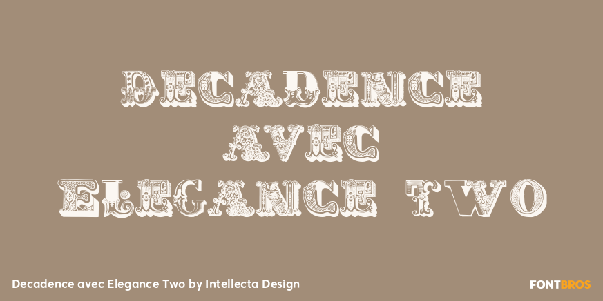 Decadence avec Elegance Two Poster