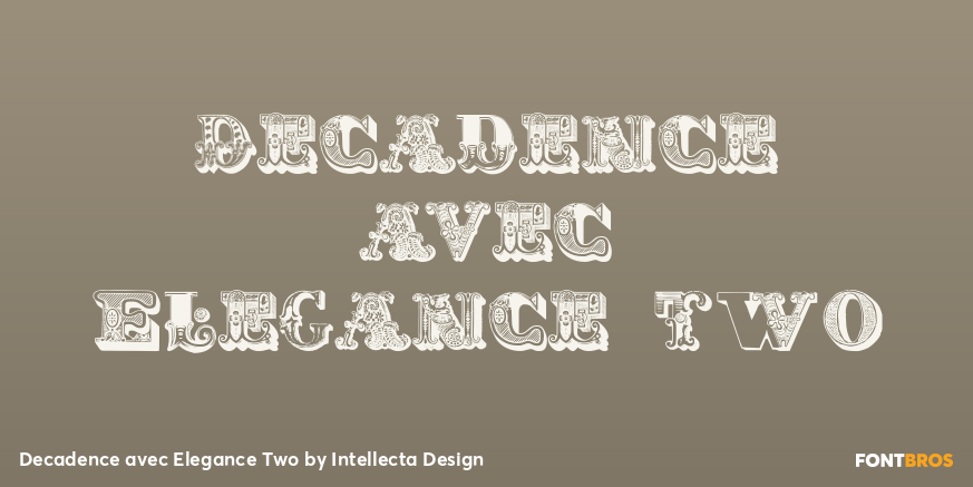 Decadence avec Elegance Two Poster
