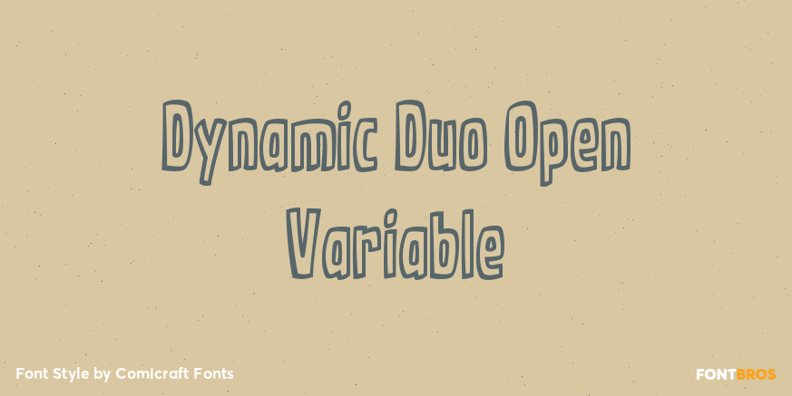Dynamic Duo Open Variable Poster