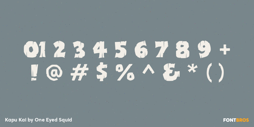 Kapu Kai Font Poster #1