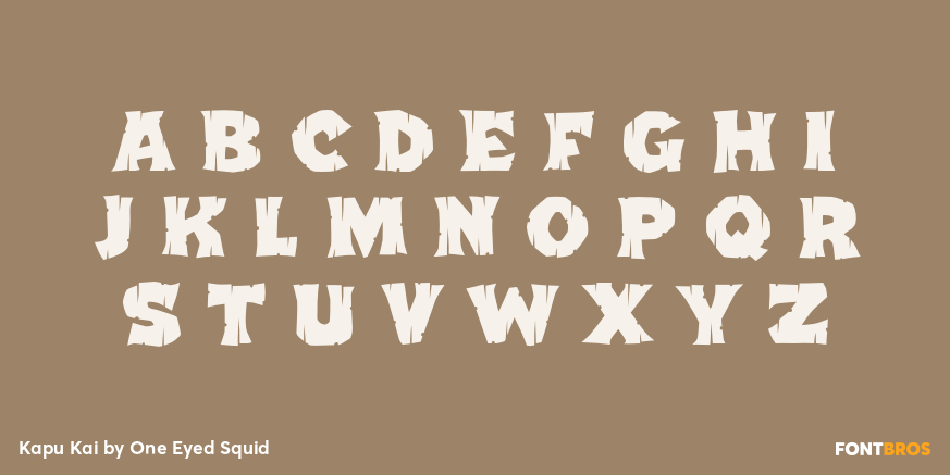 Kapu Kai Font Poster #1