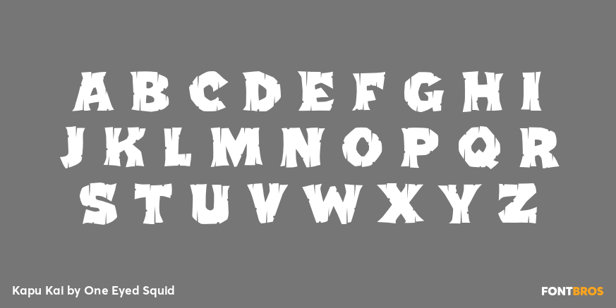 Kapu Kai Font Poster #1