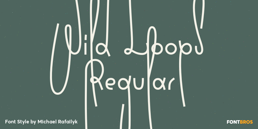 Wild Loops Regular Poster