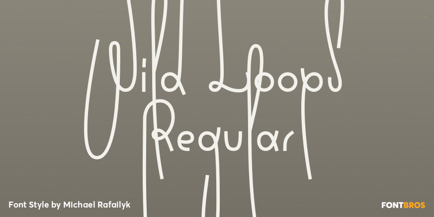 Wild Loops Regular Poster