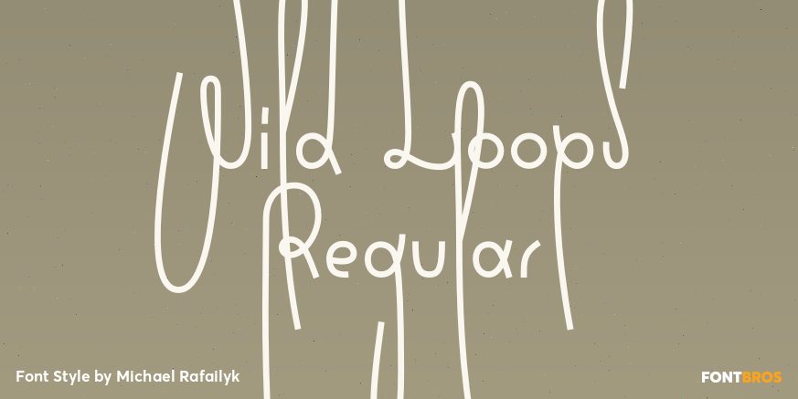 Wild Loops Regular Poster