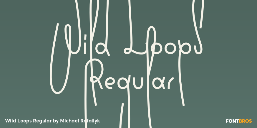 Wild Loops Regular Poster