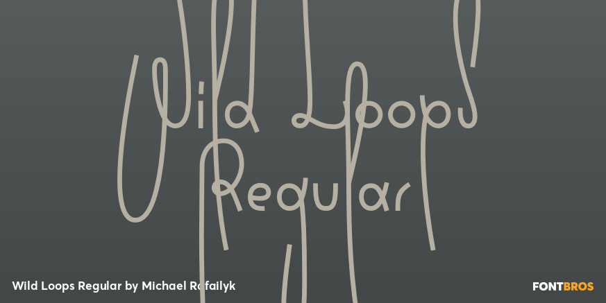 Wild Loops Regular Poster