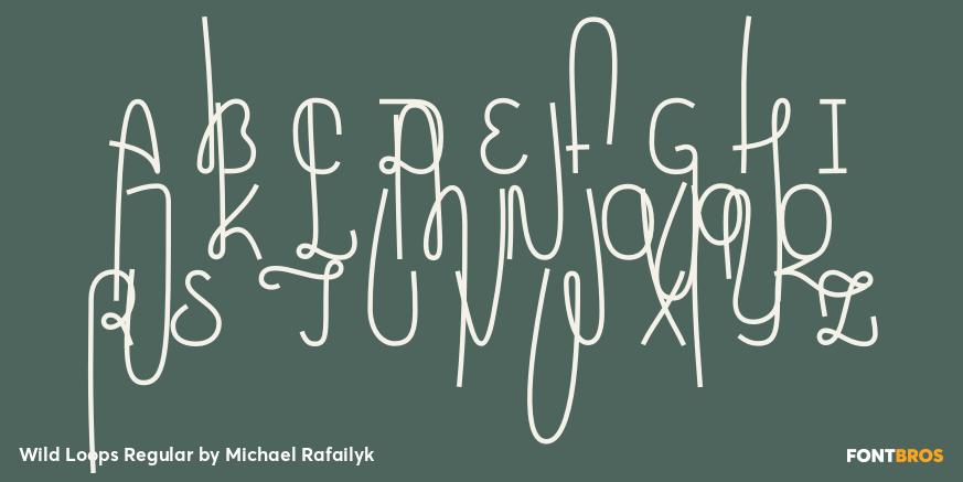 Wild Loops Regular Font Poster #1