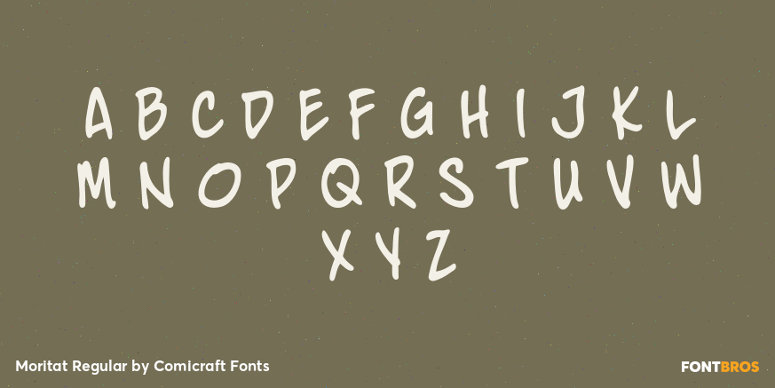 Moritat Regular Font Poster #3