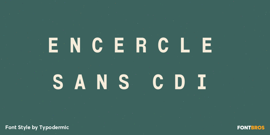 Encercle Sans CDI Font Poster #1