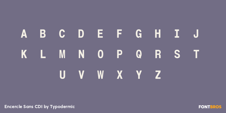 Encercle Sans CDI Font Poster #1