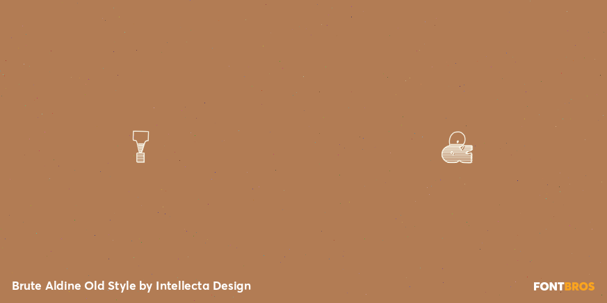 Brute Aldine Old Style Font Poster #1