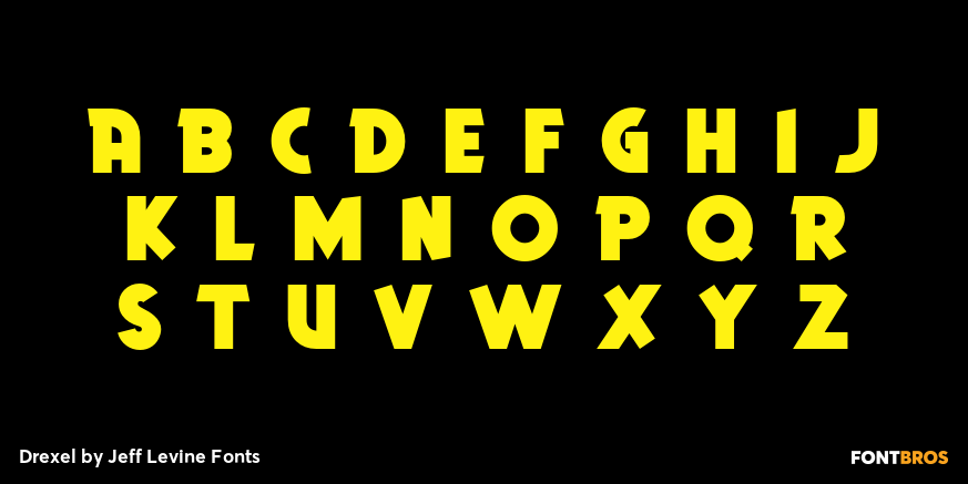 Drexel Font Poster #3