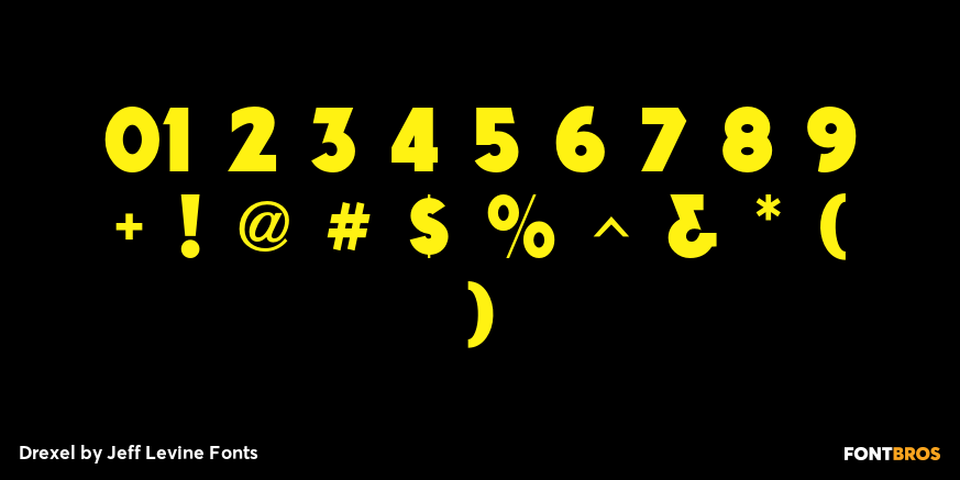 Drexel Font Poster #4