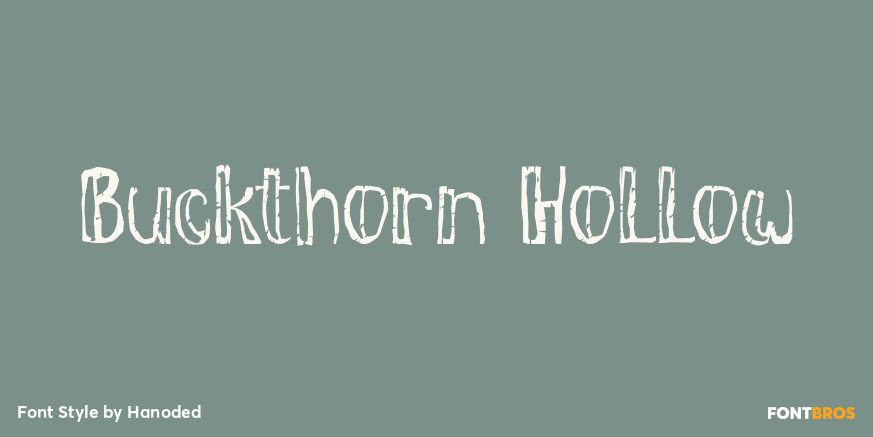 Buckthorn Hollow Poster