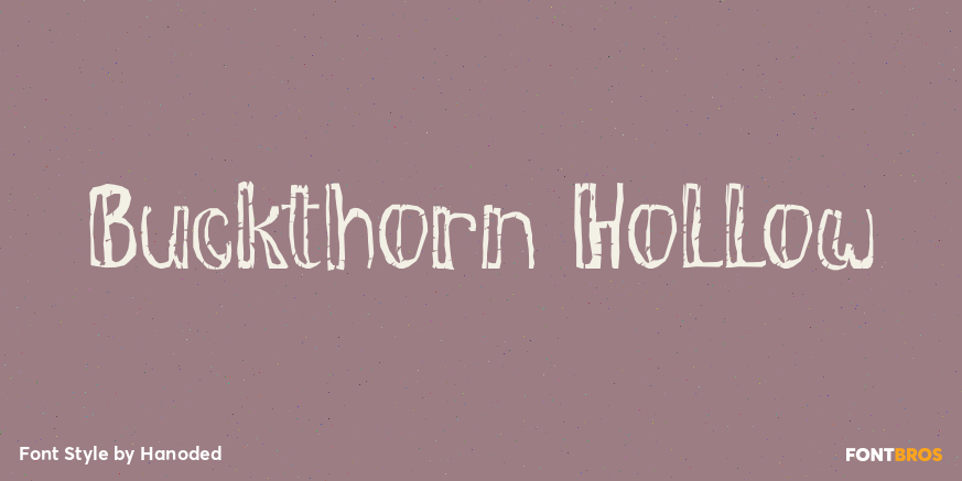 Buckthorn Hollow Poster