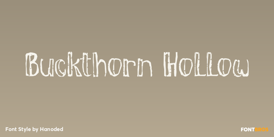 Buckthorn Hollow Poster