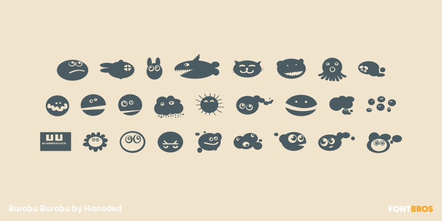 Burobu Burobu Font Poster #1