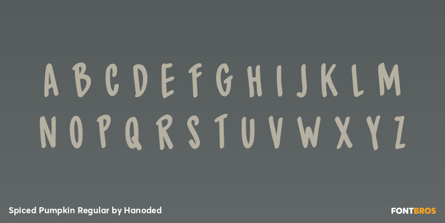 Spiced Pumpkin Regular Font Poster #3