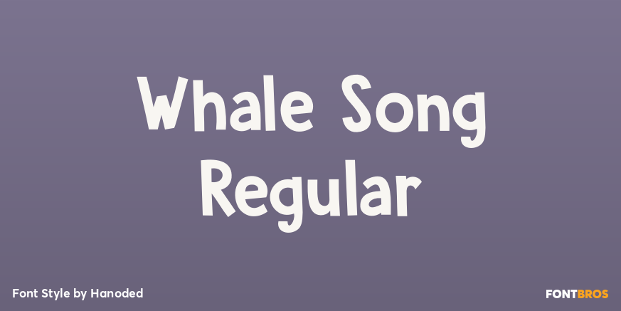 Whale Song Regular Poster