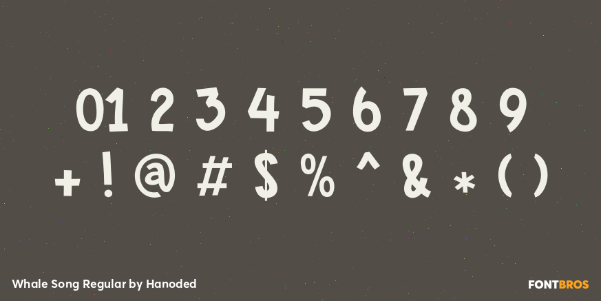 Whale Song Regular Font Poster #4