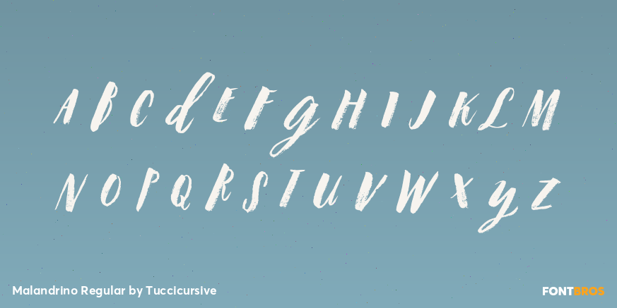 Malandrino Regular Font Poster #3