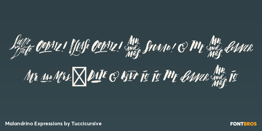 Malandrino Expressions Poster