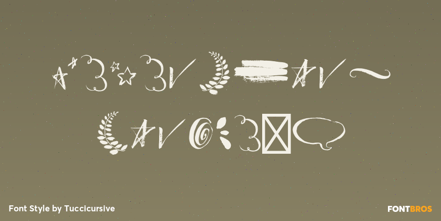 Malandrino Dingbats Poster
