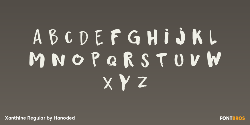 Xanthine Regular Font Poster #3