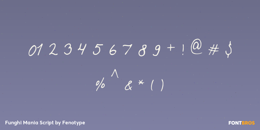Funghi Mania Script Font Poster #4
