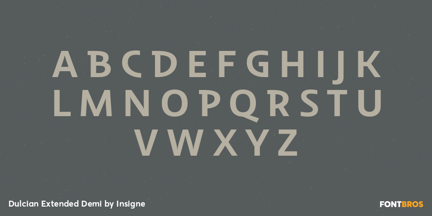 Dulcian Extended Demi Font Poster #2