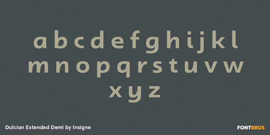 Dulcian Extended Demi Font Poster #3