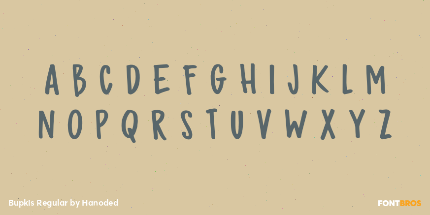 Bupkis Regular Font Poster #2