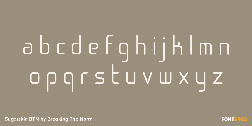 Sugarskin BTN Font Poster #3