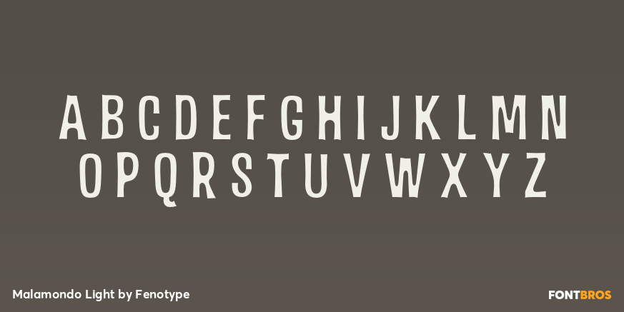 Malamondo Light Font Poster #2