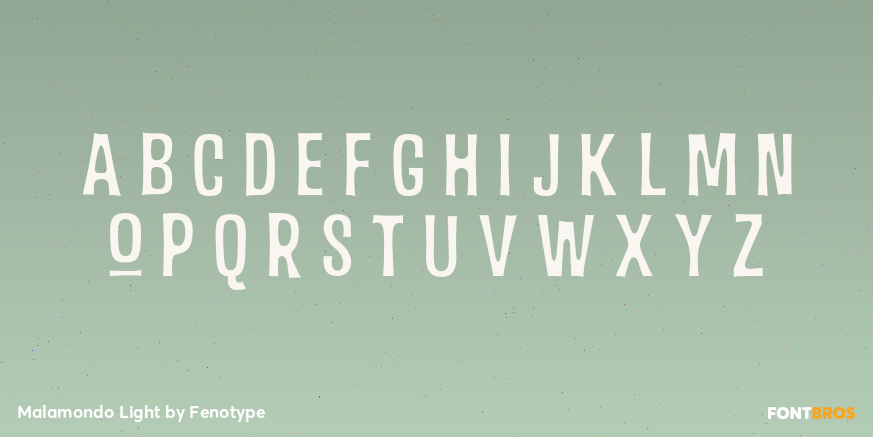 Malamondo Light Font Poster #3