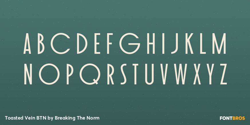 Toasted Vein BTN Font Poster #3