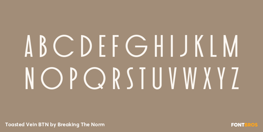 Toasted Vein BTN Font Poster #1