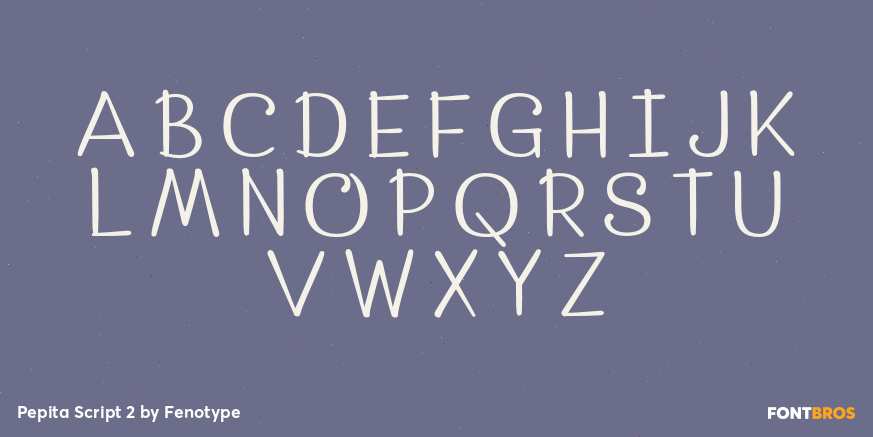 Pepita Script 2 Font Poster #2