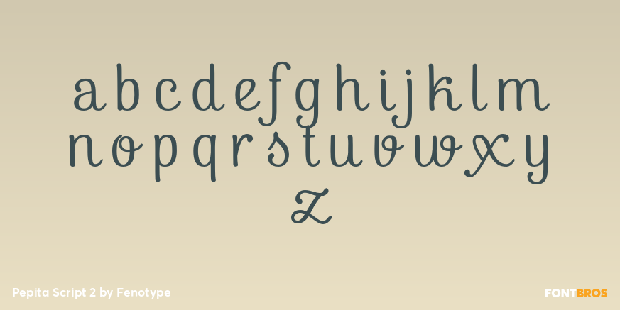 Pepita Script 2 Font Poster #3