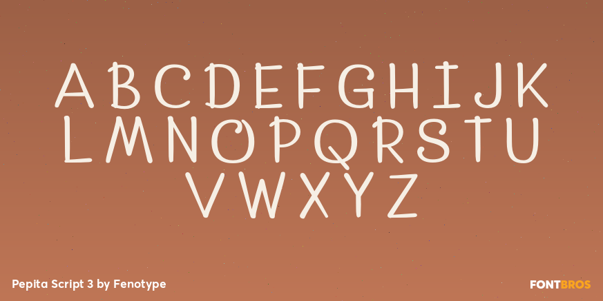 Pepita Script 3 Font Poster #2