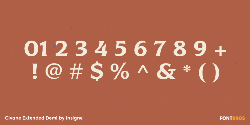Civane Extended Demi Font Poster #4
