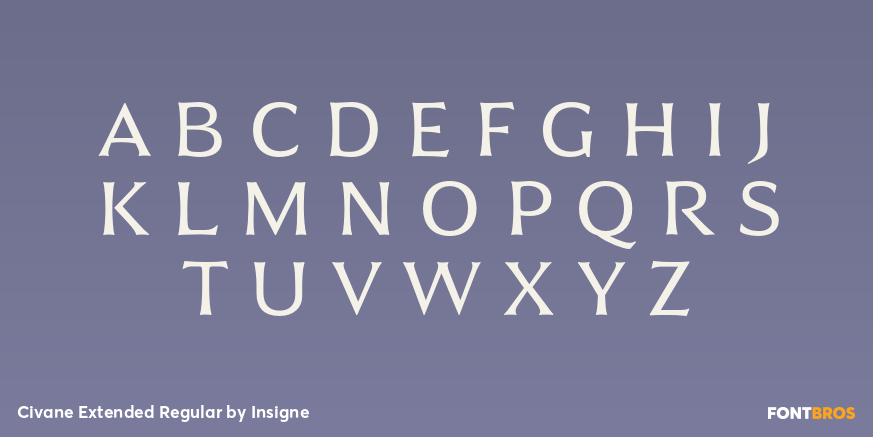 Civane Extended Regular Font Poster #2