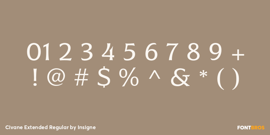 Civane Extended Regular Font Poster #4