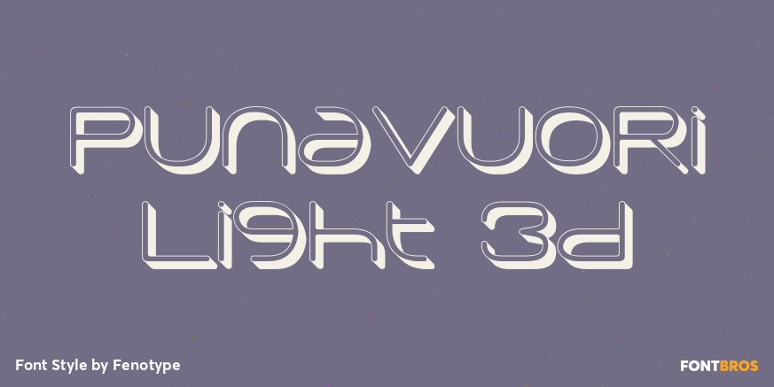 Punavuori Light 3d Poster