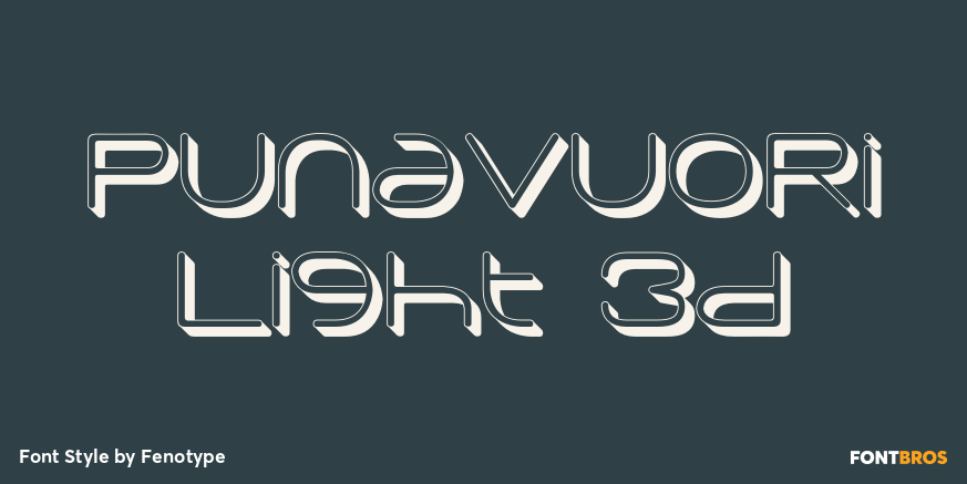 Punavuori Light 3d Poster