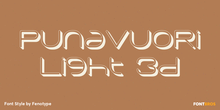 Punavuori Light 3d Poster