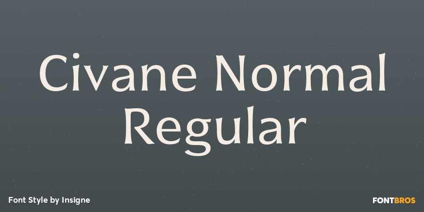 Civane Normal Regular Font Poster #1