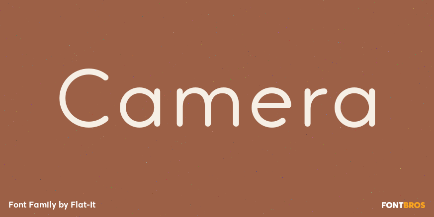 Camera Font Poster #1