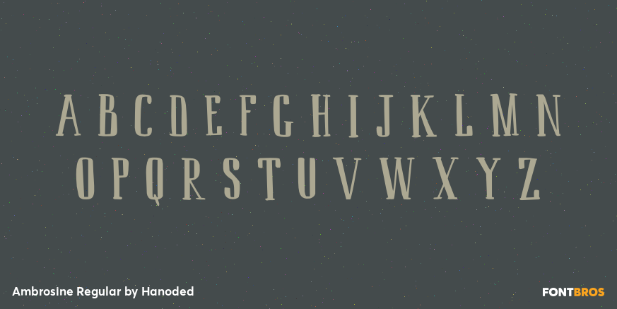 Ambrosine Regular Font Poster #2